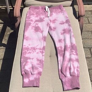 Chaser Tie-Dye Sweatpants, purple, Size Small, New with Tags